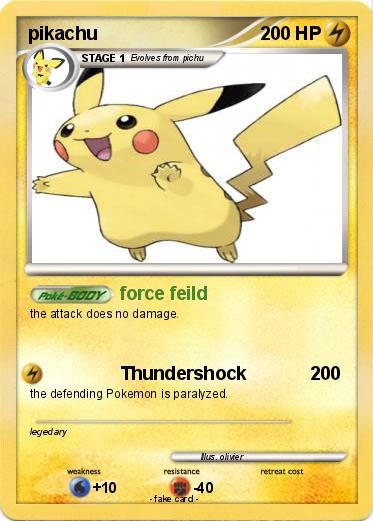 Pokemon pikachu