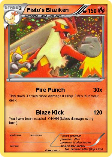 Pokemon Fisto's Blaziken