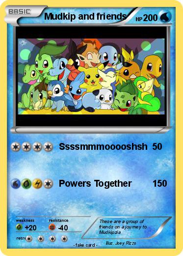 Pokemon Mudkip and friends