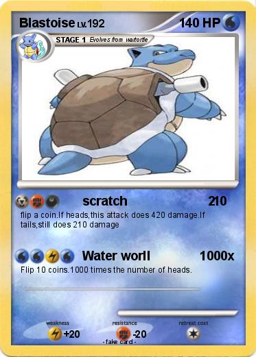 Pokemon Blastoise