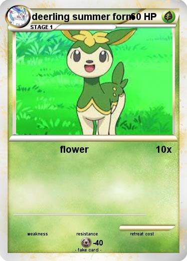 Pokemon deerling summer form
