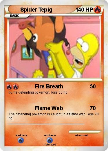 Pokemon Spider Tepig