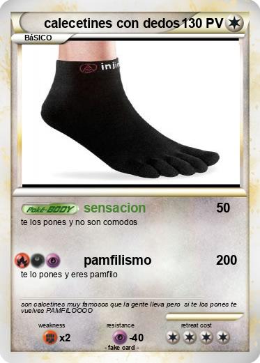 Pokemon calecetines con dedos