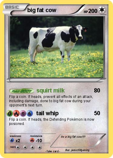 Pokemon big fat cow