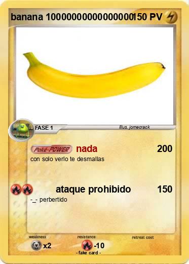 Pokemon banana 10000000000000000