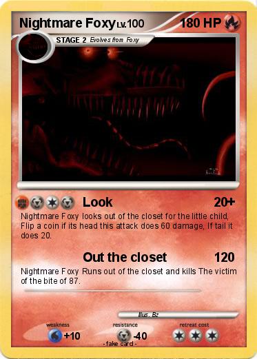 Pokemon Nightmare Foxy
