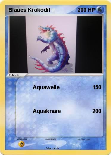 Pokemon Blaues Krokodil