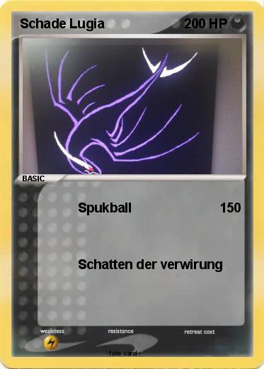 Pokemon Schade Lugia