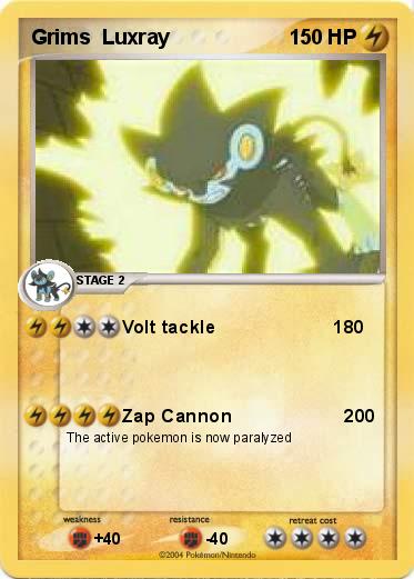Pokemon Grims  Luxray 