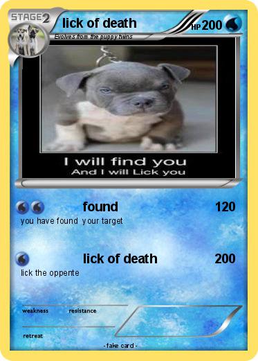 Pokemon lick of death