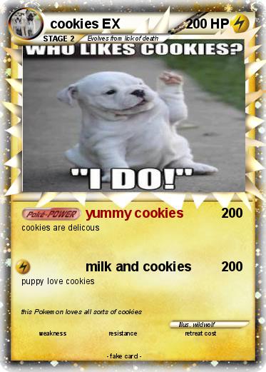 Pokemon cookies EX