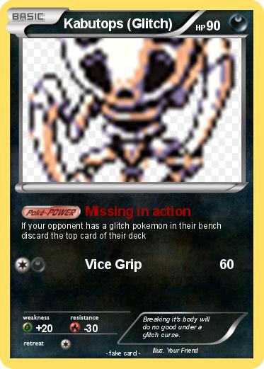 Pokemon Kabutops (Glitch)