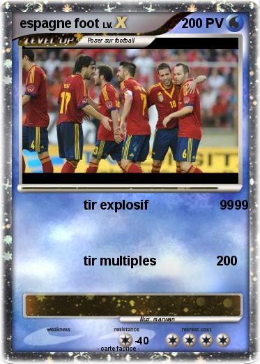 Pokemon espagne foot