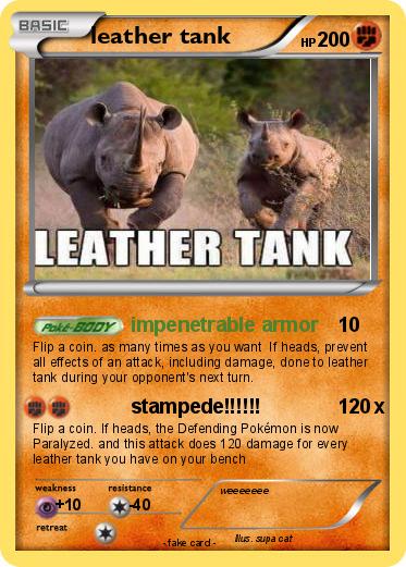 Pokemon leather tank