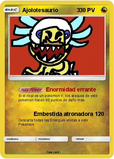 Pokemon Ajolotesaurio            3