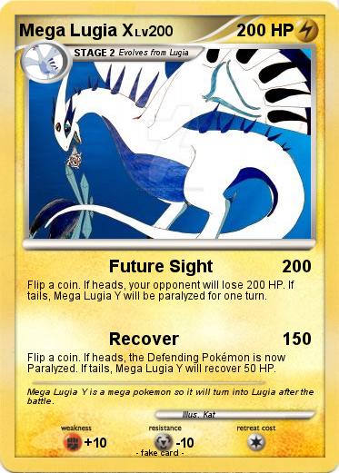 Pokemon Mega Lugia X