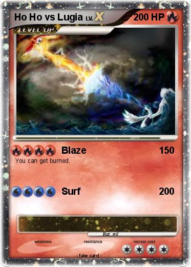 Pokemon Ho Ho vs Lugia