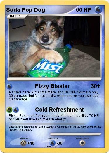 Pokemon Soda Pop Dog