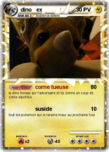 Pokemon dino   ex
