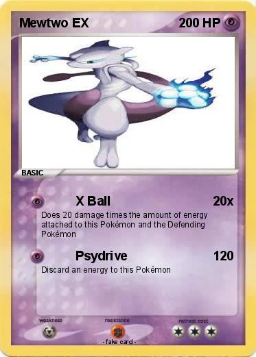 Pokemon Mewtwo EX