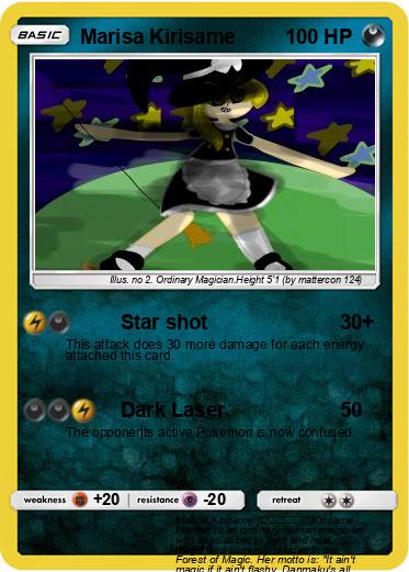 Pokemon Marisa Kirisame