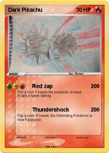 Pokemon Dark Pikachu