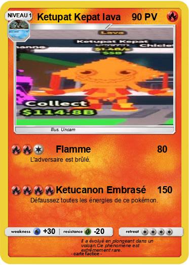 Pokemon Ketupat Kepat lava