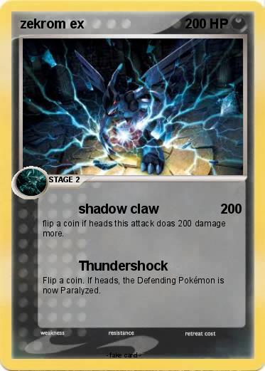 Pokemon zekrom ex