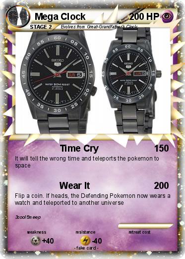 Pokemon Mega Clock