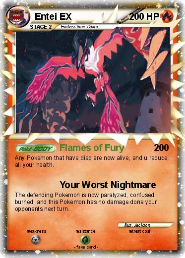 Pokemon Entei EX