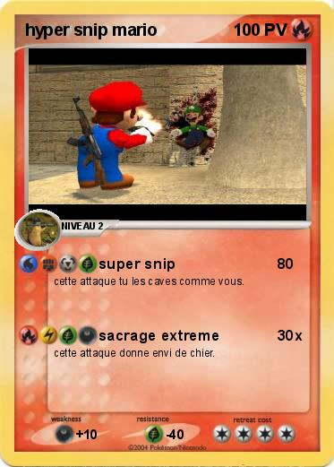 Pokemon hyper snip mario