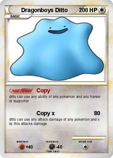 Pokemon Dragonboys Ditto