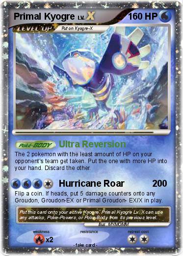 Pokemon Primal Kyogre