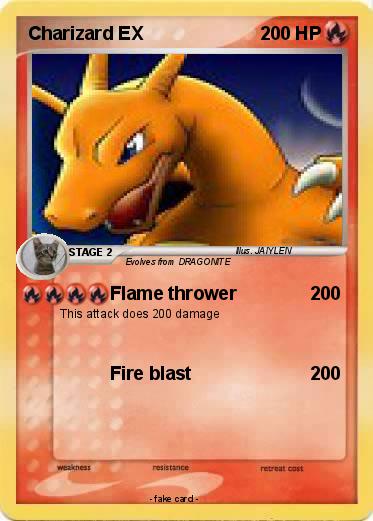 Pokemon Charizard EX