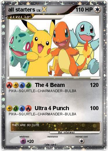 Pokemon all starters