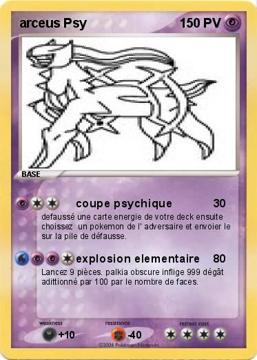 Pokemon arceus Psy