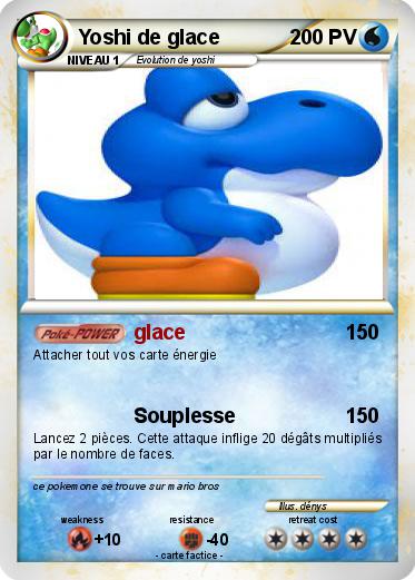 Pokemon Yoshi de glace
