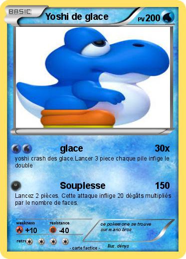 Pokemon Yoshi de glace