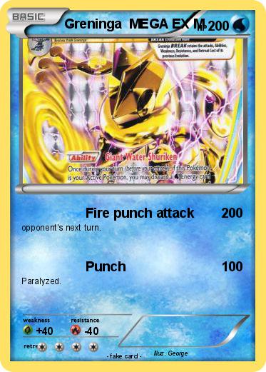 Pokemon Greninga  MEGA EX M