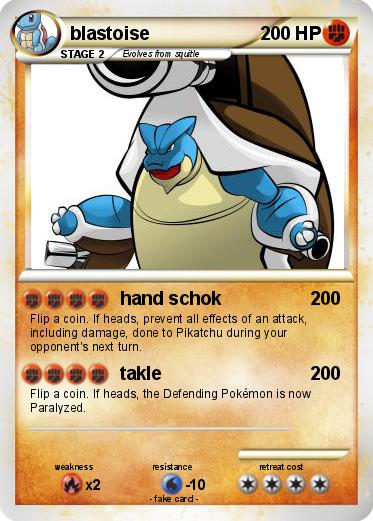 Pokemon blastoise
