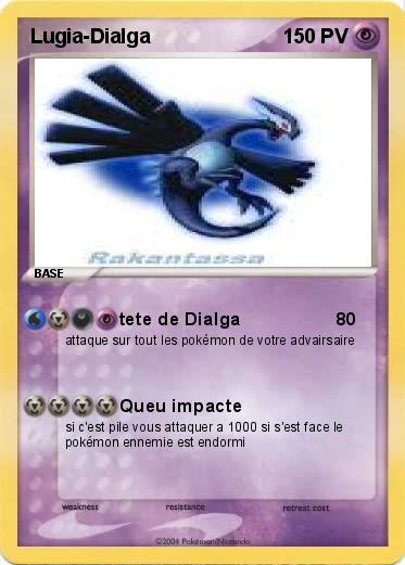Pokemon Lugia-Dialga