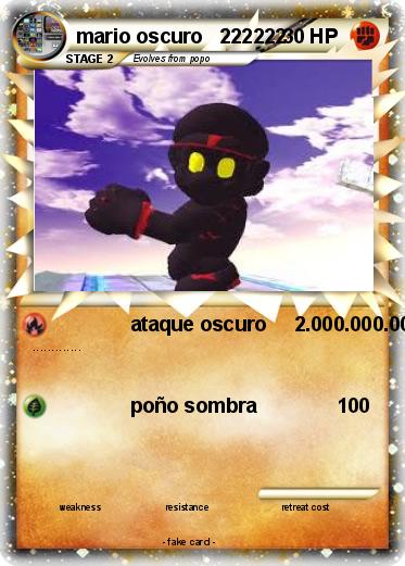 Pokemon mario oscuro   222222