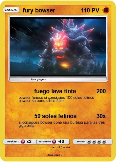 Pokemon fury bowser