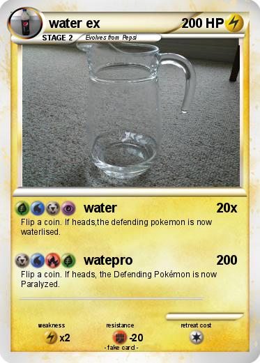 Pokemon water ex