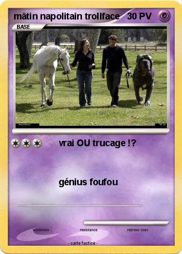 Pokemon mâtin napolitain trollface