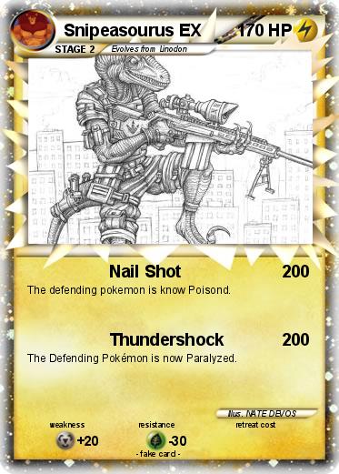 Pokemon Snipeasourus EX