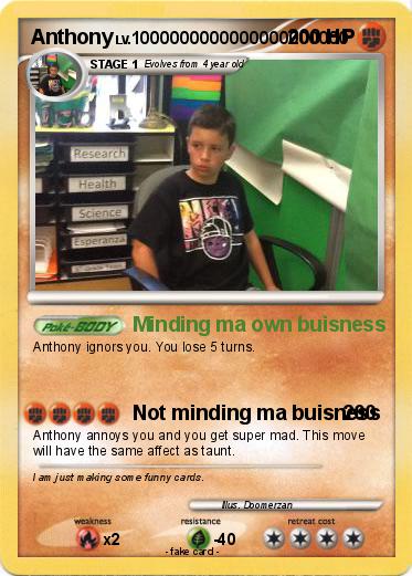 Pokemon Anthony