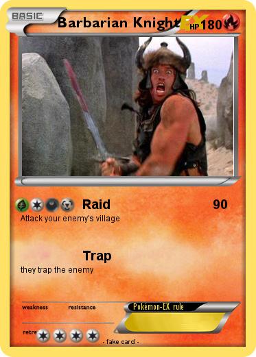 Pokemon Barbarian Knight