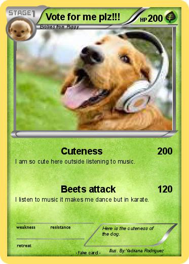 Pokemon Vote for me plz!!!