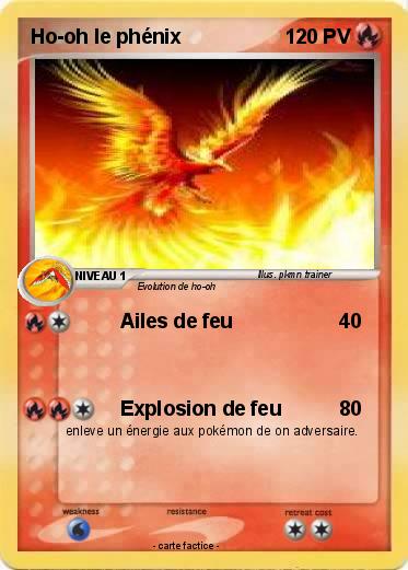 Pokemon Ho-oh le phénix